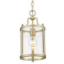  1157-M1L BCB-CLR - Payton BCB Mini Pendant in Brushed Champagne Bronze with Clear Glass Shade